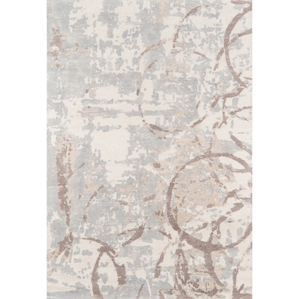Momeni Illusions Hand Tufted Wool Abstract Area Rug