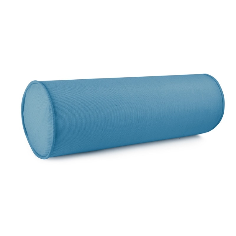 Light blue sales bolster pillow