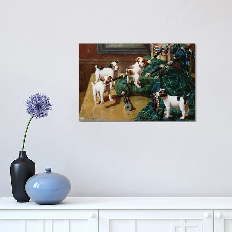 iCanvas "He Who Pays the Piper Calls the Tune" by John Hayes Canvas Print - 12x18x1.5