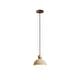 preview thumbnail 2 of 3, 1 pack hanging light stone pendant lighting yellow retro chandelier
