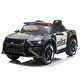preview thumbnail 1 of 16, 12V Kids Ride On Car ,Police sports car,2.4GHZ Remote Control,LED Lights,Siren,Microphone - 43.3"(L)x22"(W)x17.8"(H)