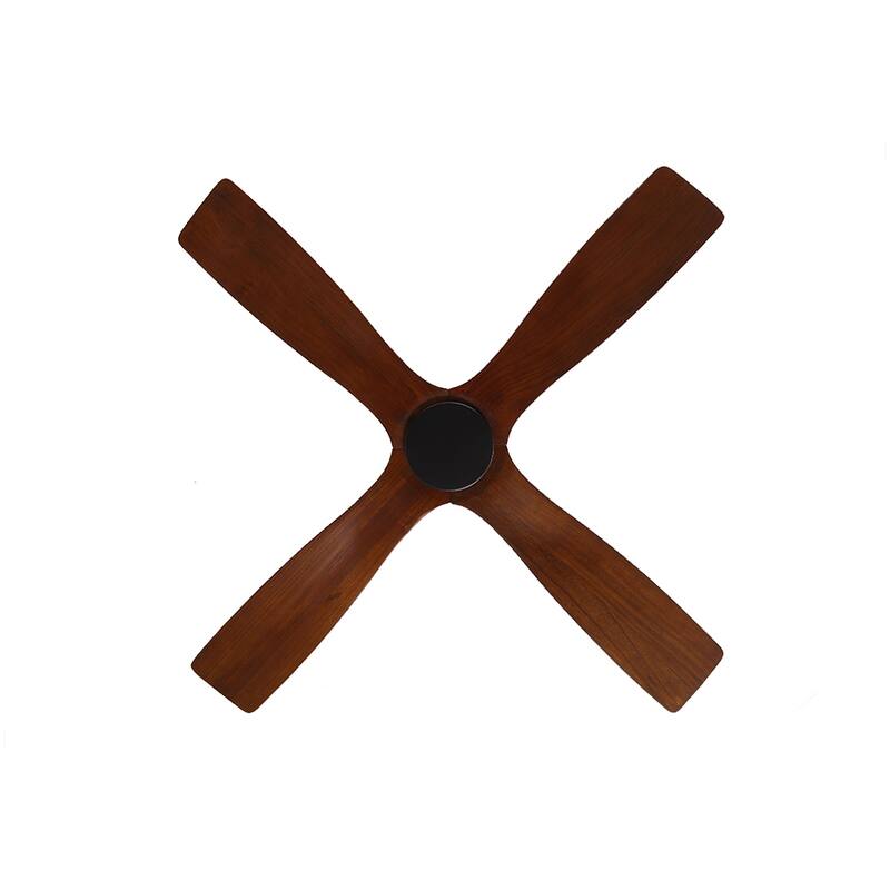 MLiAN 48" DC Motor Indoor Ceiling Fan, 4 Solid Wood Blades...