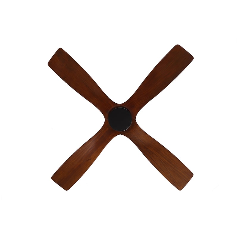 MLiAN 54 inch 4 Soild Wood Blades Indoor Ceiling Fan with Remote - 54 inch