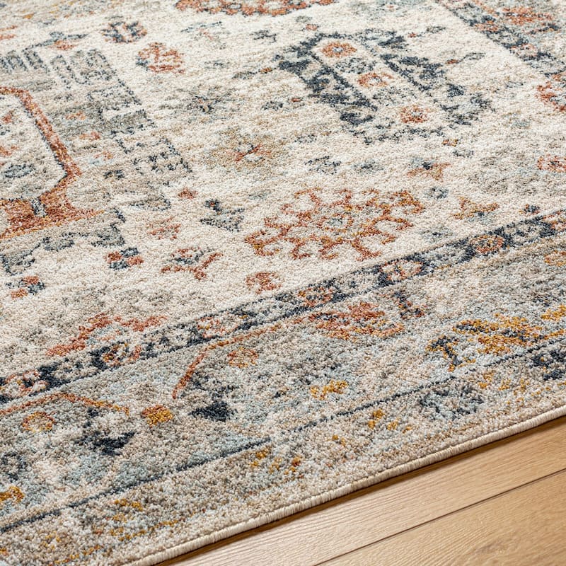 Livabliss Transitional Beckham Medallion Area Rug