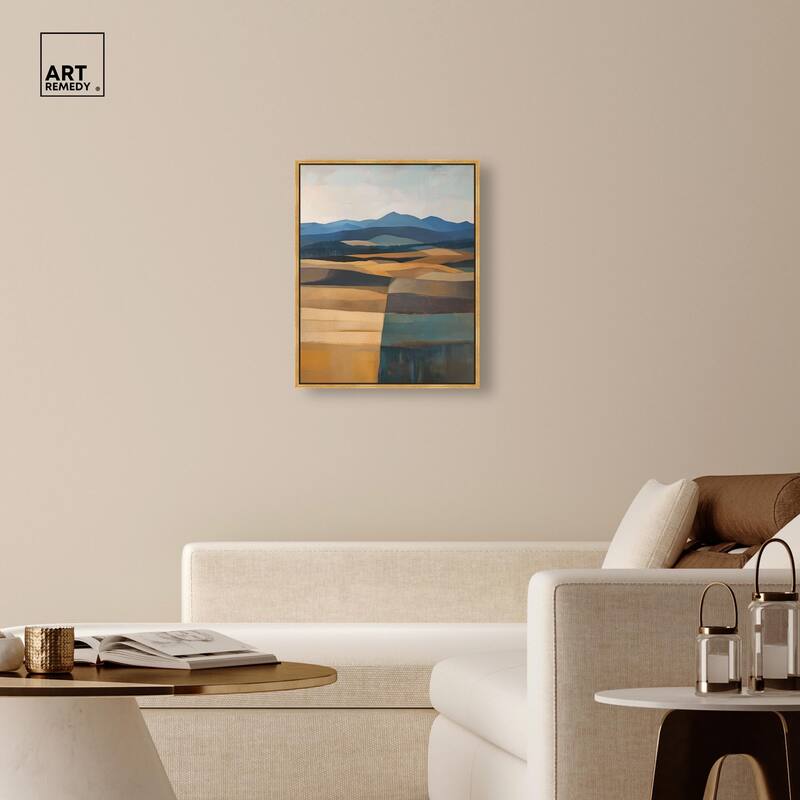 Clash of Shades Canvas by Art Remedy