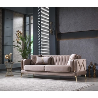 Nirv Modern Sofa And Two Chairs Living Room Set - Bed Bath & Beyond ...