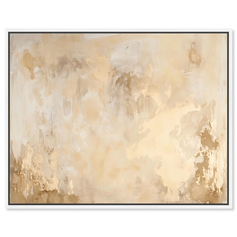 Sun Brust Gilding III Canvas by Art Remedy - White - 45" x 36"