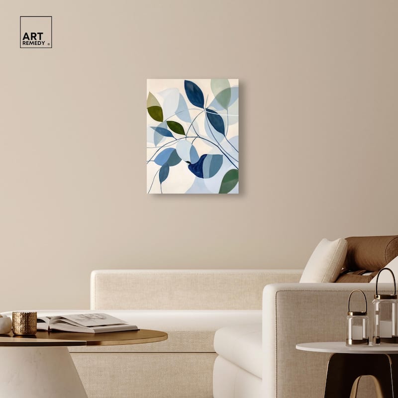Woven Botanicals I Canvas by Art Remedy, Gallery Wrapped