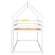 preview thumbnail 28 of 27, Modern Twin over Twin Loft Bed with Roof Design, Safety Guardrail, Ladder