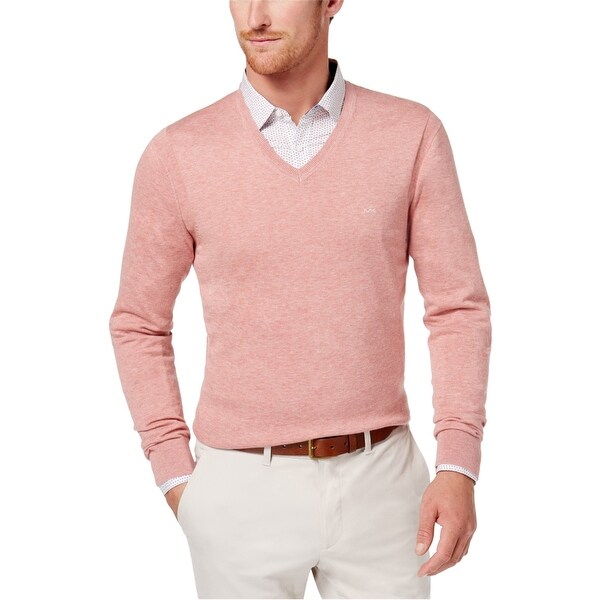 pink sweater mens outfit