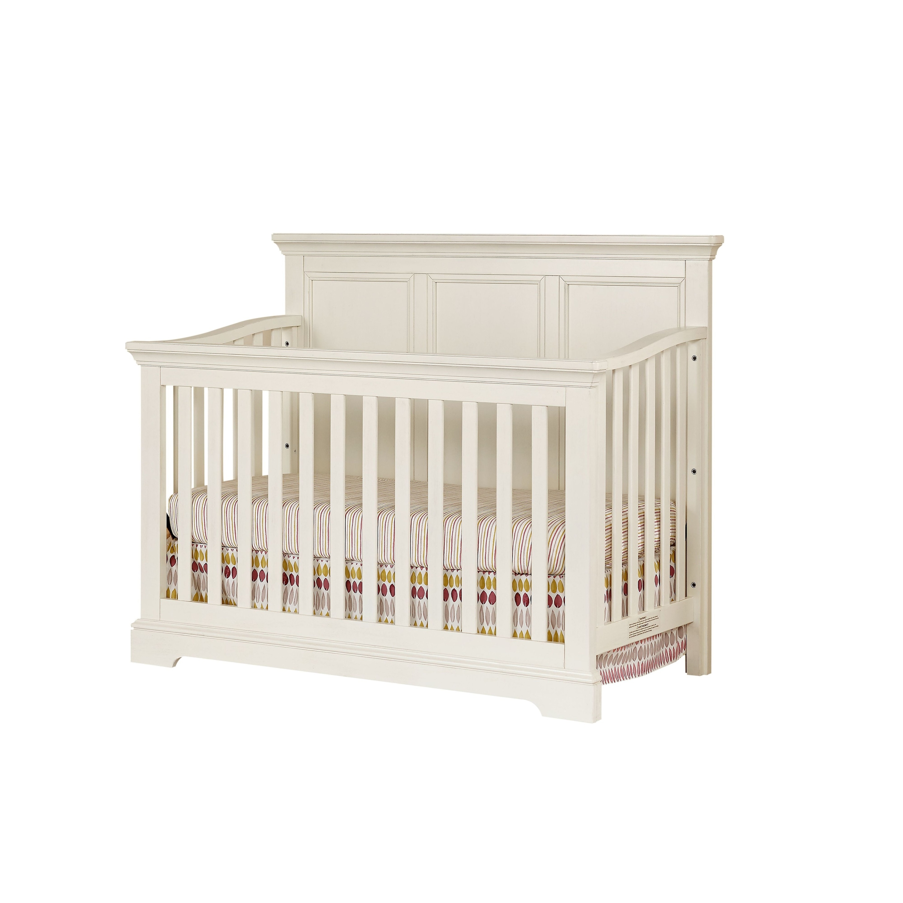 Hanley 56" Wide Convertible Crib, Chalk