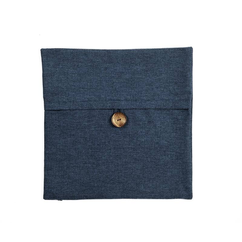 Lush Decor Clayton Woven Button Decorative Pillow Cover
