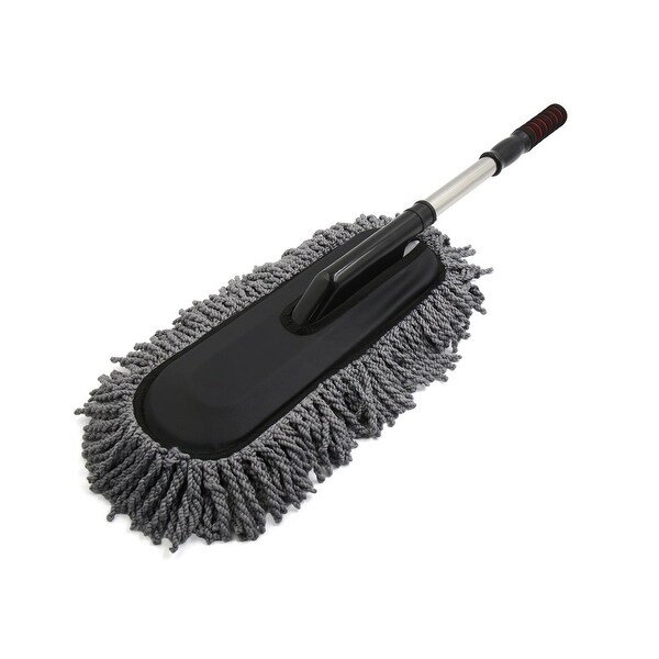 Car Microfiber Chenille Cleaning Tool Adjustable Removable Dust Brush