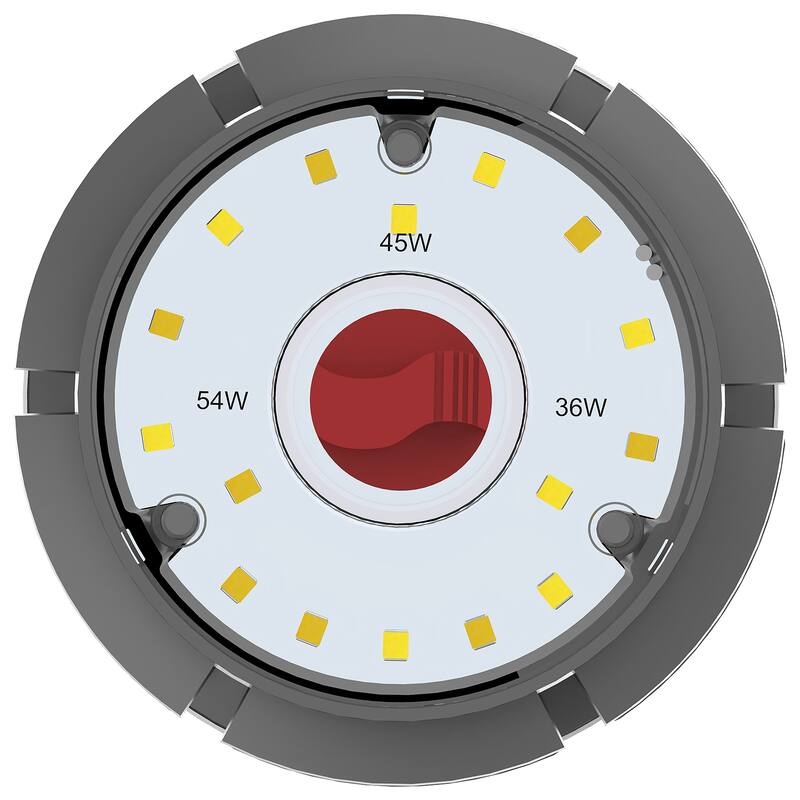 54/45/36 Wattage Selectable LED HID Replacement CCT Selectable Extended Mogul base 100-277 Volt - White