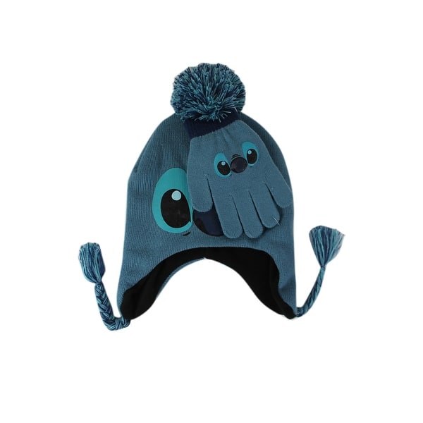 Shop Kids Cute Disney Lilo Stitch Winter Beanie Gloves