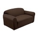 preview thumbnail 1 of 33, Stretch Sensations Stretch Newport Sofa Slipcover Chocolate