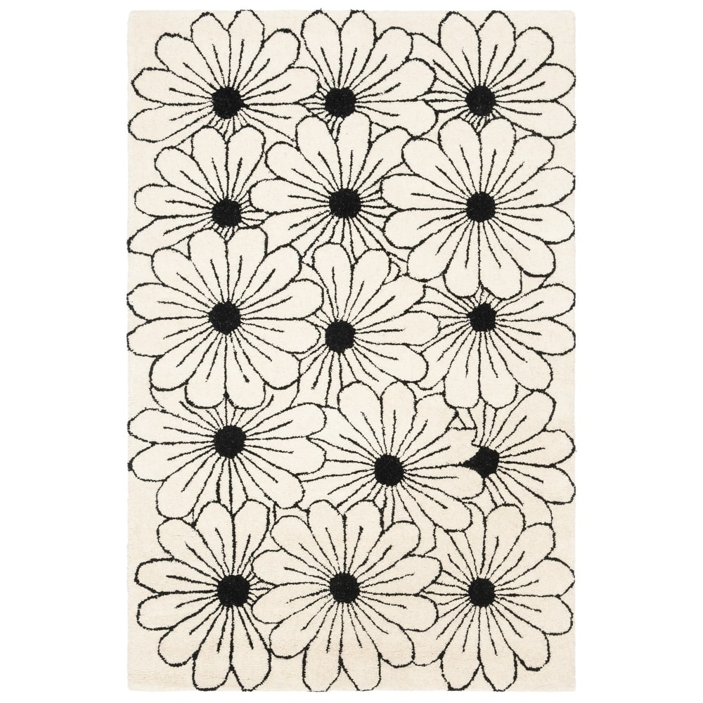 SAFAVIEH Handmade Soho Jenilee Daisies N.Z. Wool Rug