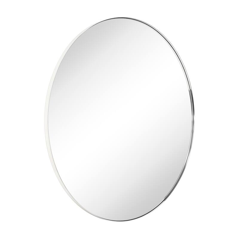 TEHOME Yolanta Round Metal Wall Mirror