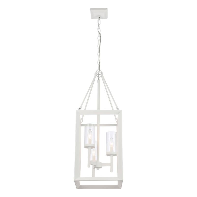 Golden Lighting Smyth 3-light Pendant in Natural White