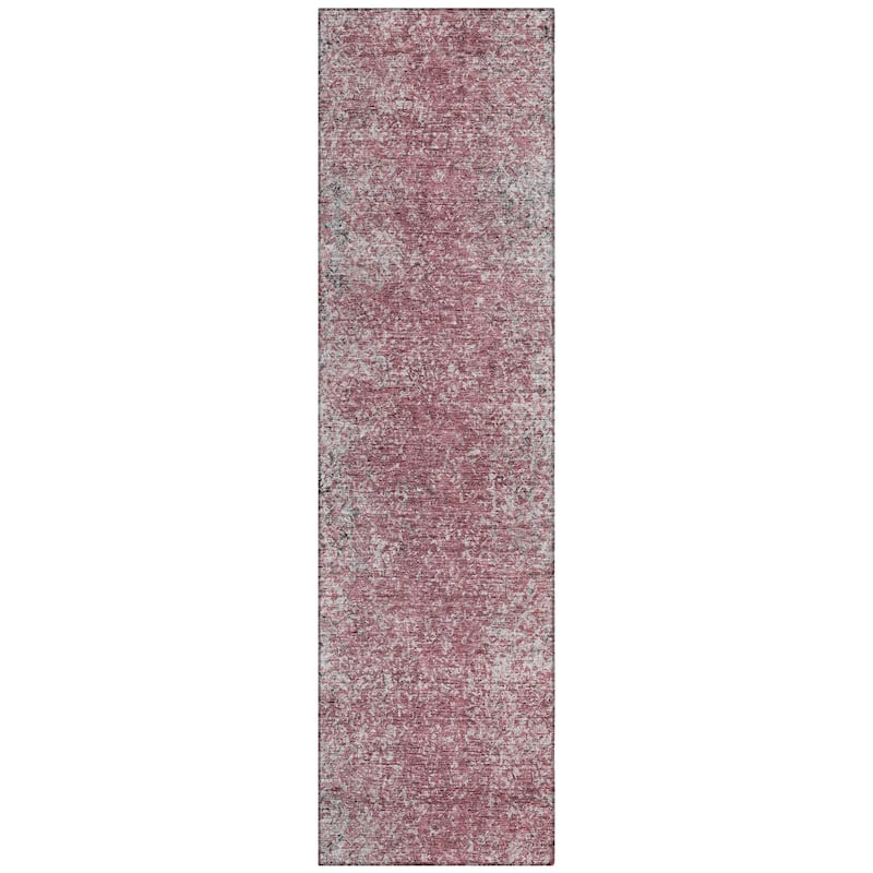 Machine Washable Indoor/ Outdoor Chantille Solid Contemporary Rug