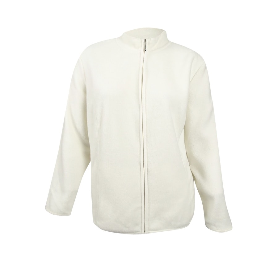 karen scott plus size fleece jacket