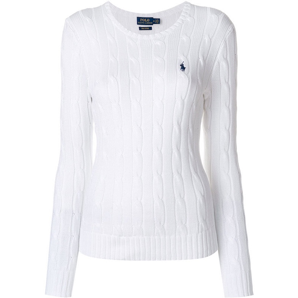 ralph lauren women's white sweater