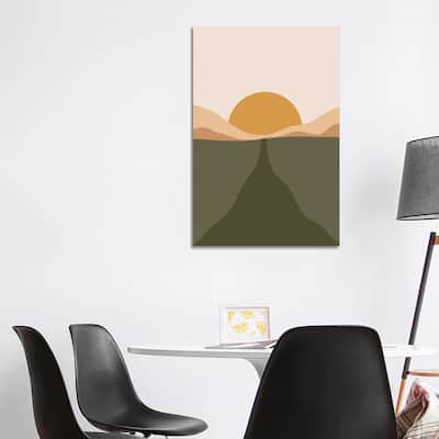 iCanvas "Road In The Sunset" by Merle Callesen Canvas Print