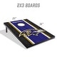 preview thumbnail 2 of 5, Baltimore Ravens NFL Compact 2x3 Tailgate Cornhole Board Set