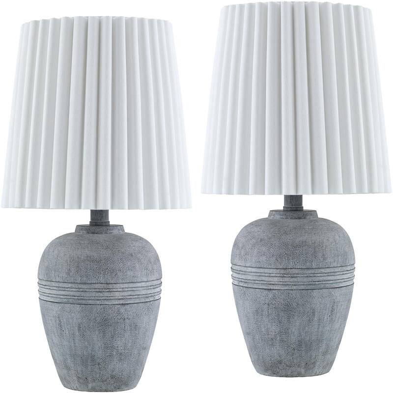 Livabliss Kakisa Global Accent Table Lamp (Set of 2)
