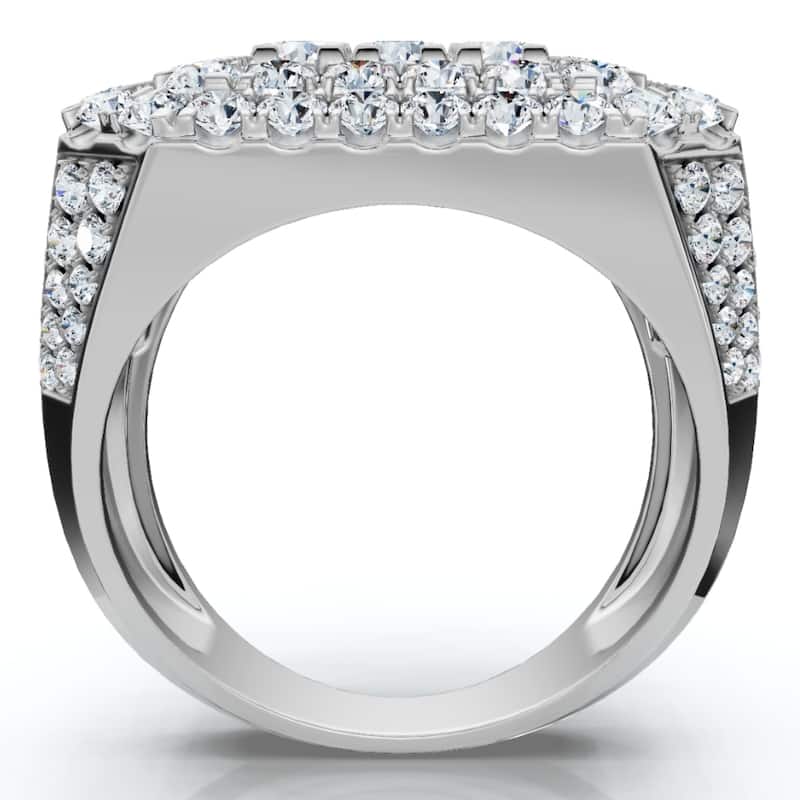 Bliss Diamond 5Ct TW Men's Diamond Ring Gold Lab Grown