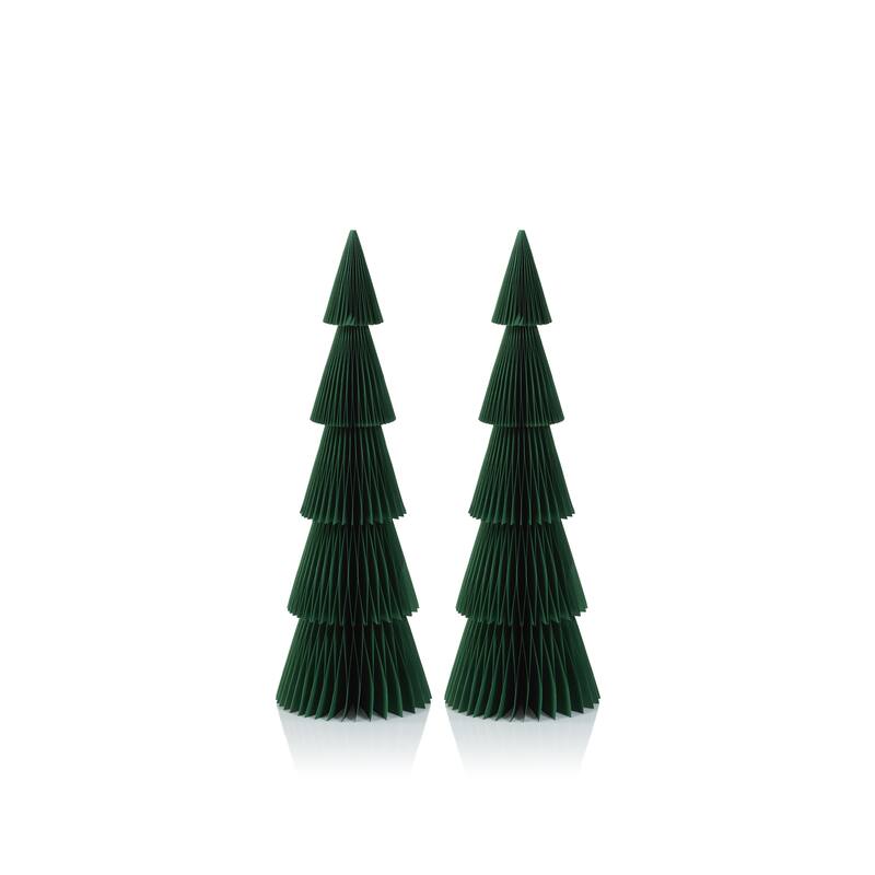 Miriam 24" Paper Decorative Verbier Trees, Set of 2