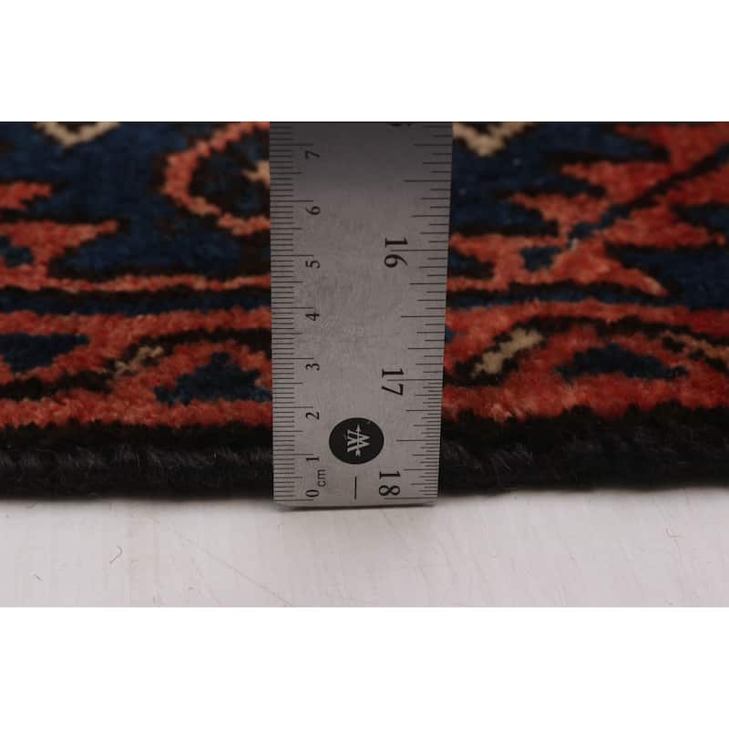 ECARPETGALLERY Hand-knotted Konya Anatolian Navy Wool Rug - 3'5 x 9'10