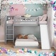 preview thumbnail 1 of 24, Multifunction Twin Over Twin Bunk Bed with Slide and Ladder