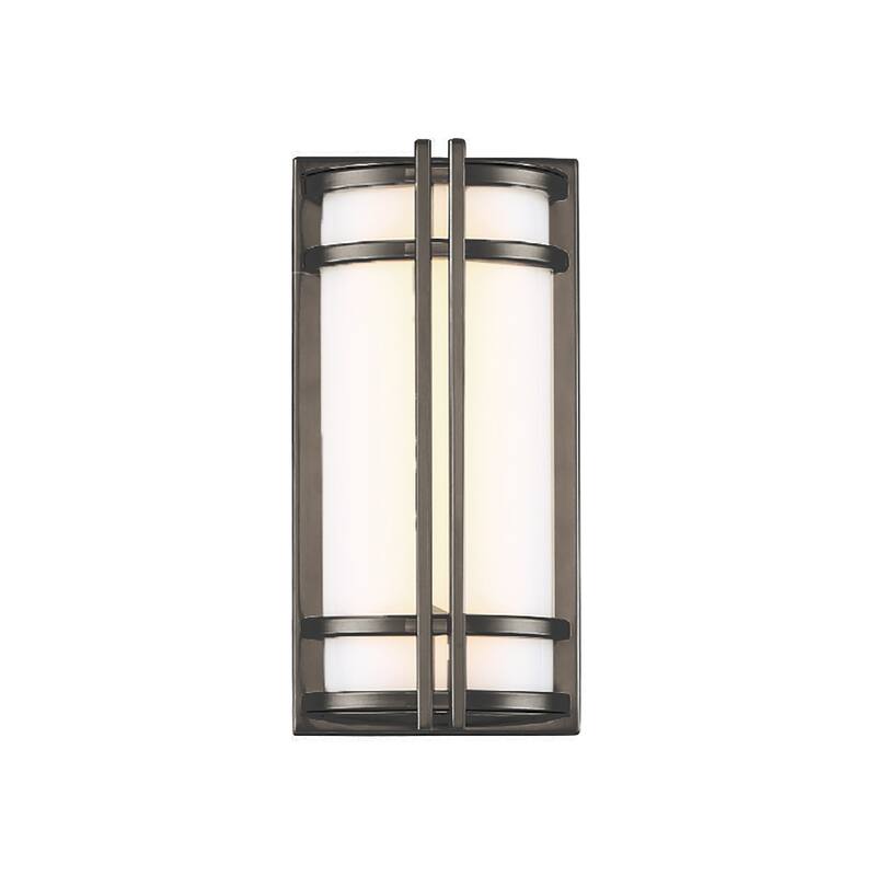 Skyscraper 12in LED Indoor or Outdoor Wall Light 2700K - 12-inch - Bronze-3500K