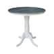 Option White/Heather Gray - 35.3"H