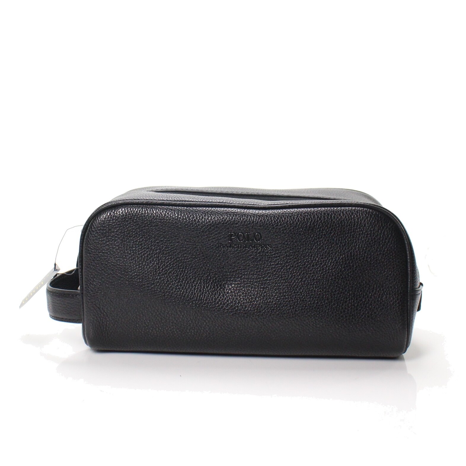 polo ralph lauren pebbled leather briefcase