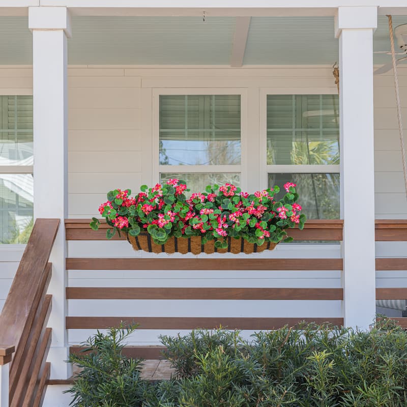 Faux Floral Window Box Filler