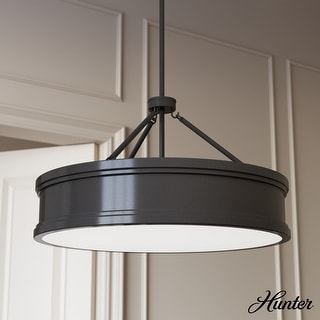 Hunter Capshaw Modern Drum Pendant - Dining Room, Entry, Kitchen Island - Contemporary, Transitional