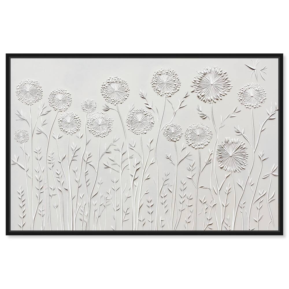 Floral Lace II Canvas by Art Remedy
