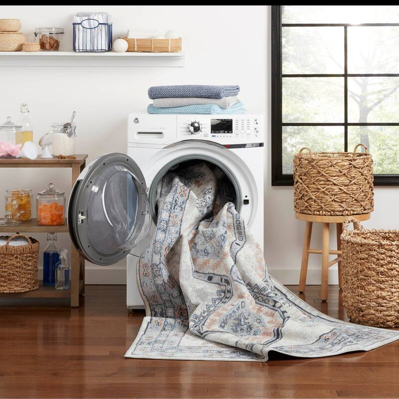 Everwash Treasure Saul Southwest Geometric Machine Washable Area Rug