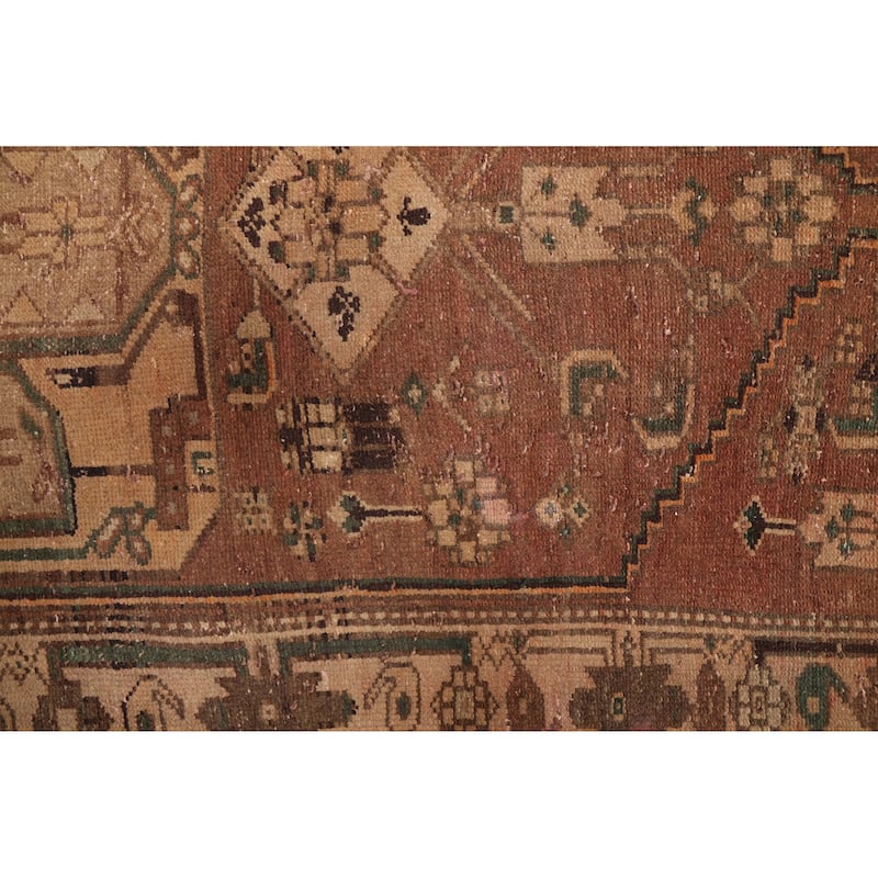 ECARPETGALLERY Hand-knotted Antalya Vintage Brown Wool Rug - 3'2 x 6'6