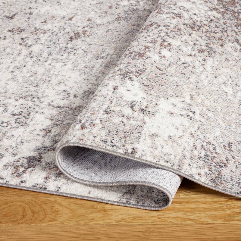 TOWN & COUNTRY EVERYDAY Rein Abstract Cloud Everwash Washable Non-Slip Backing Area Rug