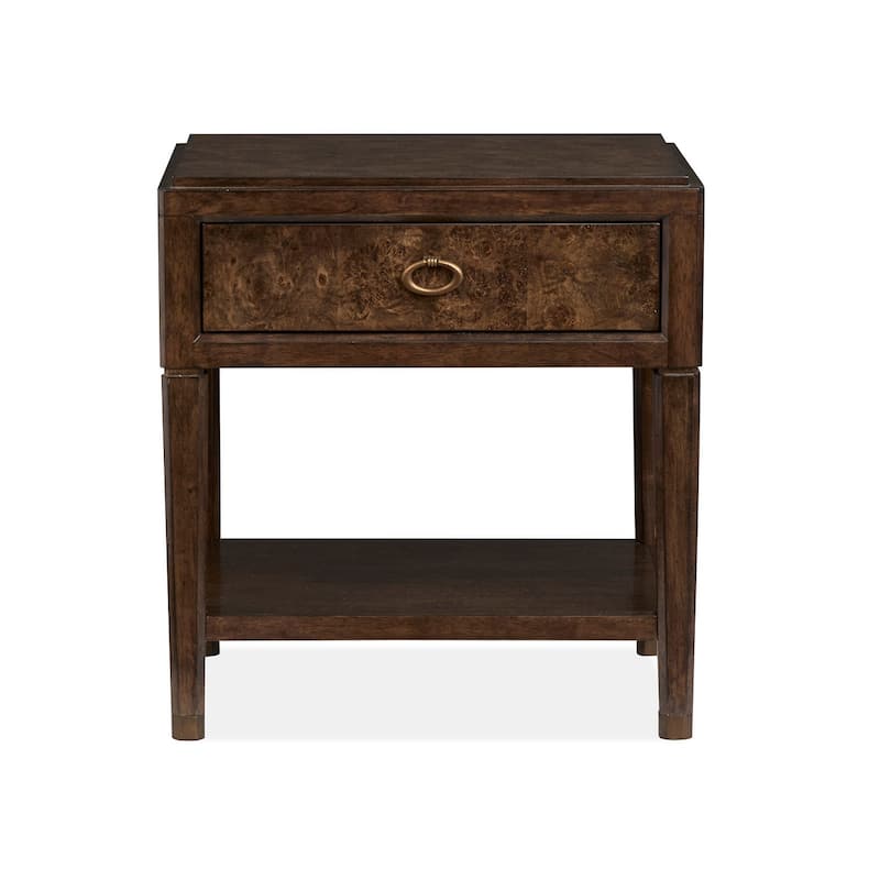 Magnussen Home Rowan Espresso Open Nightstand