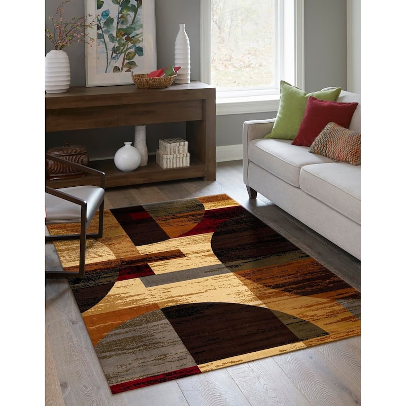 Contemporary Rietveld Collection Area Rug