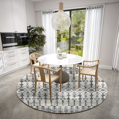 Indoor/ Outdoor Addison Bravado Morroccan Washable Area Rug