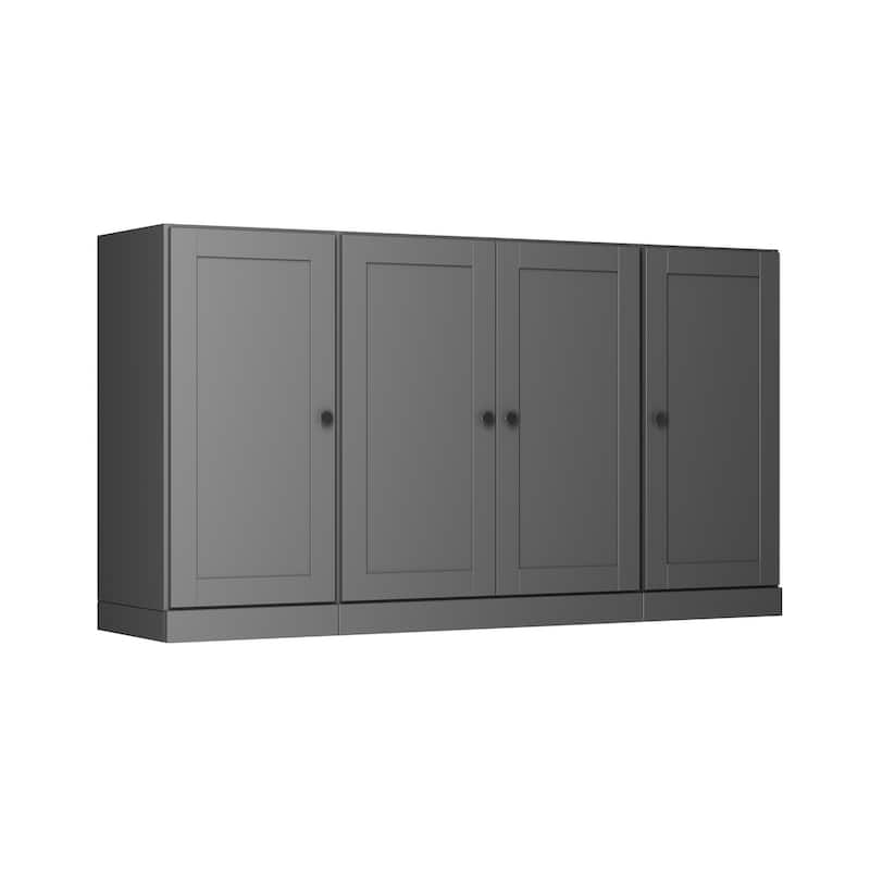 Palace Imports 100% Solid Wood 65" Sideboard with Shaker Doors and Adjustable Shelves