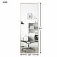 preview thumbnail 86 of 103, Aluminum Alloy Full Length Floor Mirror