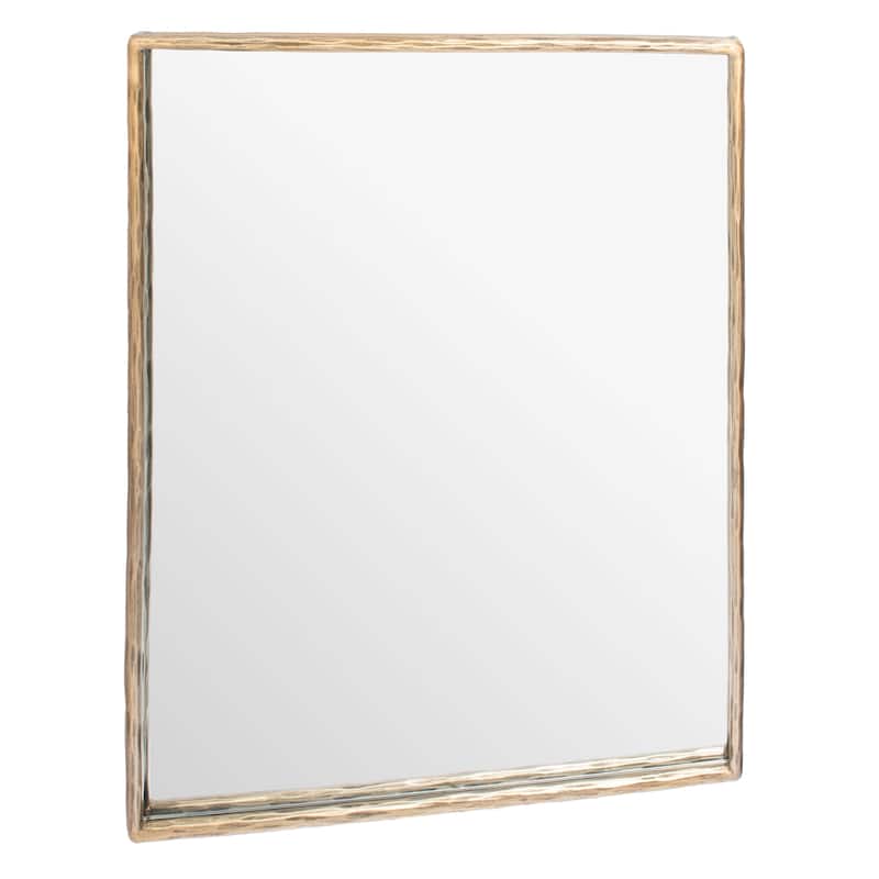SAFAVIEH Couture Donka 30-inch Small Rectangle Metal Mirror - 30 In W x 2 In D x 40 In H - 30Wx2Dx40H