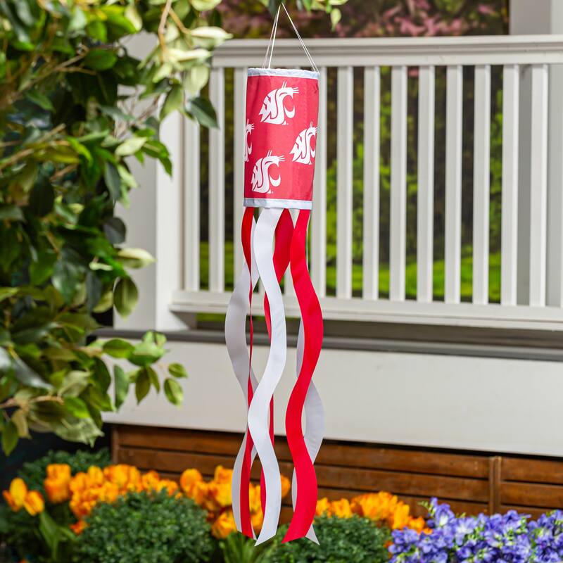 40" NCAA Team Sublimated Fabric Windsock - Washington St