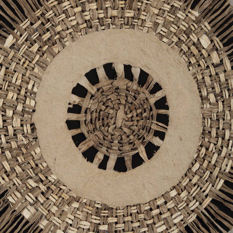 Uttermost Intertwine Knit Paper Shadow Box, Set of 2 - 23.625"H x23.625"W x 2"D